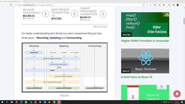 React Basic EP 22 Component Lifecycle Methods смотреть онлайн