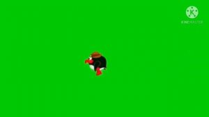 Пин бежит. Футаж хромакей