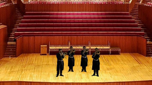 Dale Vail performs Dvořák's Symphony No.8 for Trombone Quartet смотреть онлайн