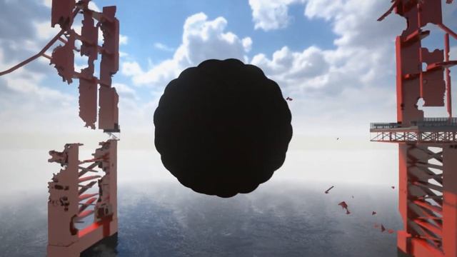 Realistic Black Hole vs Dynamic Building ➤ Teardown смотреть онлайн