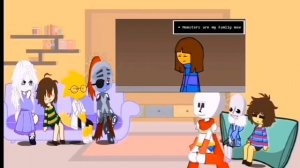 реакция андертейл на Glitchtale 1/13