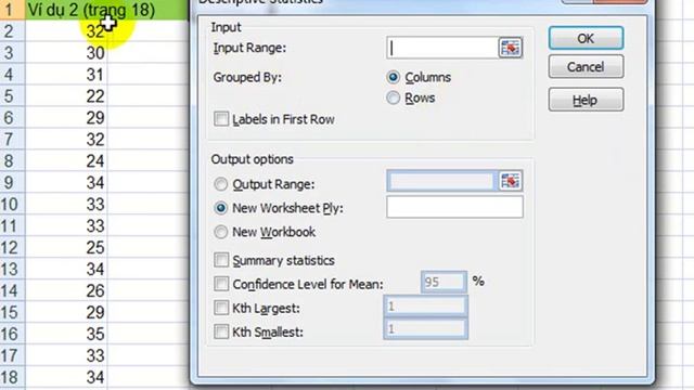Excel 2007 - Descriptive Statistics смотреть онлайн