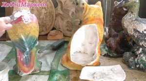 Разбилась гипсовая фигурка? Склеим! Реставрирую садовые фигурки.  ХоббиМаркет