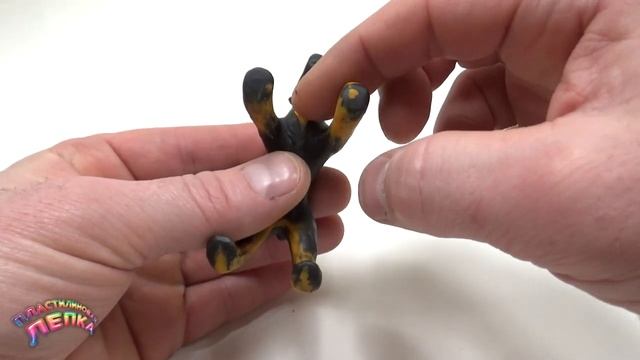 ЛЕПИМ СОБАКУ ПОРОДЫ ДОБЕРМАН ИЗ ПЛАСТИЛИНА | PLASTICINE DOG BREED DOBERMAN смотреть онлайн