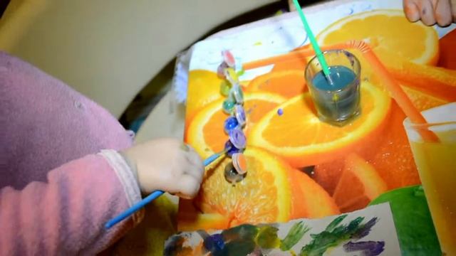 Творчество художники Анастасия и София рисуют. смотреть онлайн