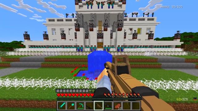 ДОМ ПРЕЗИДЕНТА НУБА И ПРО ПРОТИВ 1000 ЗОМБИ В МАЙНКРАФТ! НУБ И ПРО В ЗОМБИ АПОКАЛИПСИС В MINECRAFT смотреть онлайн