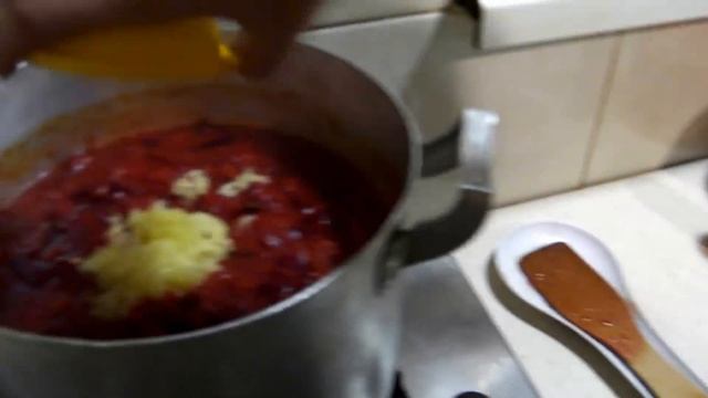 Борщ в банке. Заправка для борща, на зиму. смотреть онлайн