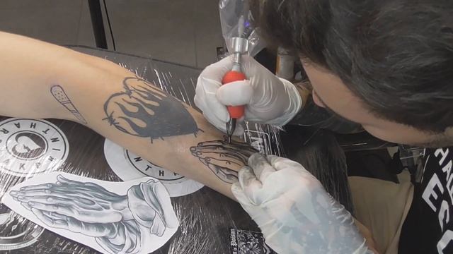Делаю две татуировки + Розыгрыш разработки эскиза | TATTOO TIME LAPSE смотреть онлайн
