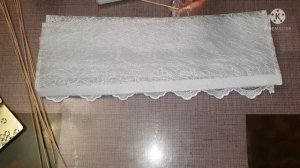 Попробуй повторить.Шью римскую шторку на "липучке".