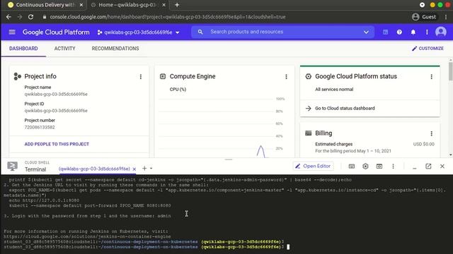 Continuous Delivery with Jenkins in Kubernetes Engine|Kubernetes in Google Cloud | QwikLabs-[GSP051 смотреть онлайн