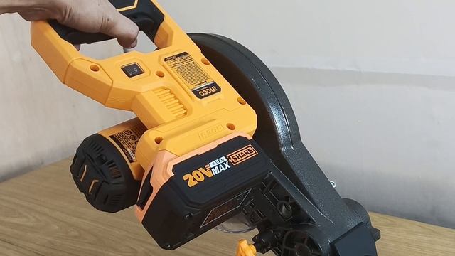 Review Miter Saw Baterai Cordless INGCO CMS2001