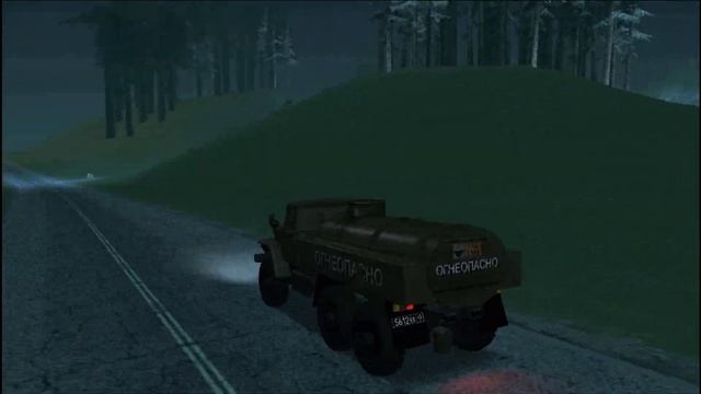 Урал 4320 Бензовоз для GTA SAN ANDREAS смотреть онлайн