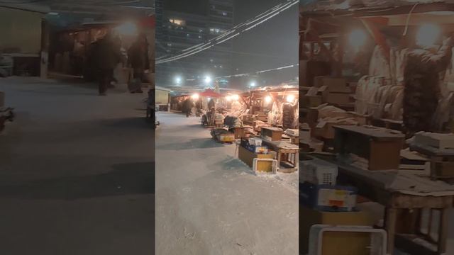Самый Холодный Рынок в -40°C. Якутск. Рыба, Мясо продается на улице в любой мороз. смотреть онлайн