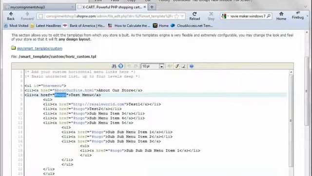 reCommerce 2.0 Adding links to horizontal menus - NEW смотреть онлайн