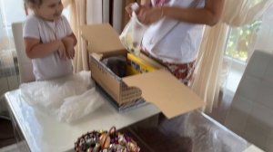 232Переезд в Россию. Распаковка посылки из Тюмени ! Трогательно и приятно. Ялуторовск, Сибирь