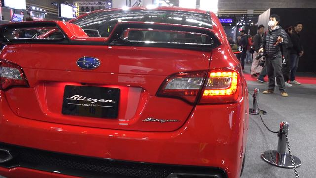 (4K)SUBARU LEGACY B4 BLITZEN CONCEPT - Osaka Auto Messe 2015 大阪オートメッセ2015・レガシー