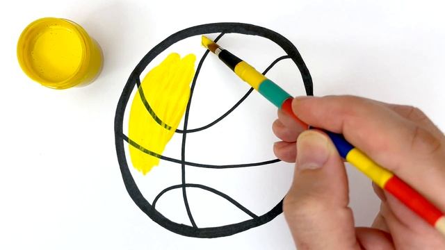 Bolalar uchun to'p rasm chizish/Drawing ball for children/Рисование мяч для детей смотреть онлайн