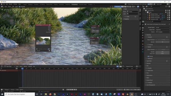 Depth of Field Channel in Blender - Mist without Volume Shader