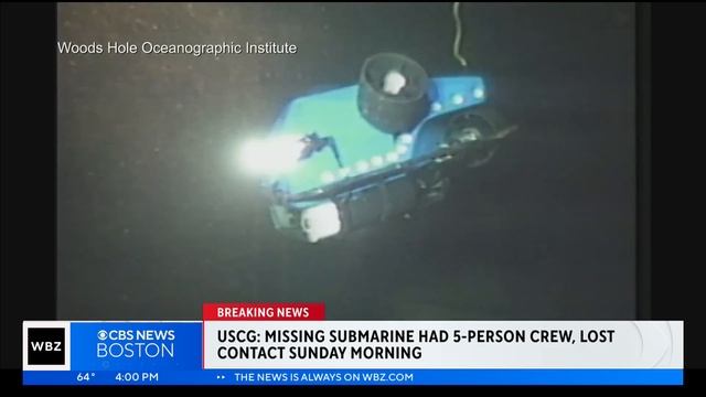 Missing submarine heading to Titanic wreckage had 5-person crew, lost contact Sunday morning смотреть онлайн