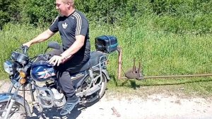 Самодельный прицеп для мопеда