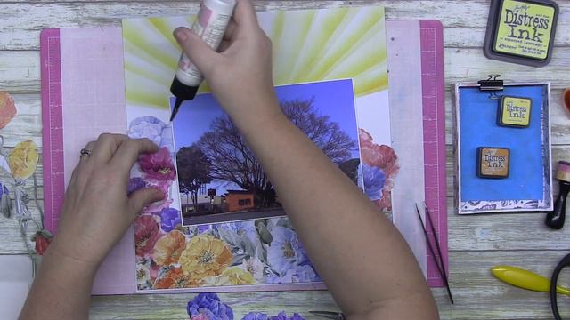 22. POWER SCRAP! HOW TO SCRAPBOOK LARGER PHOTOS USING PAPER ROSE STUDIO RAINBOW POPPIES COLLECTION| смотреть онлайн