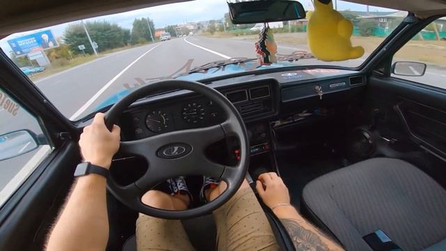 TEST DRIVE На VAZ 2107 1,6 MT ВИД От первого лица! смотреть онлайн
