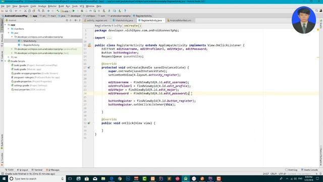 Android Volley JSON - #5 Android Register Using MySQL Database смотреть онлайн