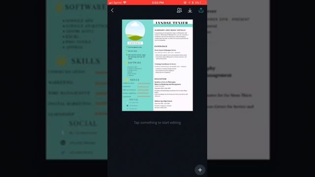 How make a resume using Canva смотреть онлайн