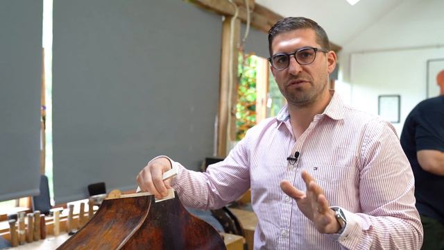 Workshop: George Martin Looking at the options in resetting a Double Bass Neck смотреть онлайн