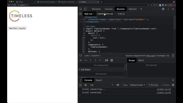 Build a social network with Supabase and Vue 3 смотреть онлайн