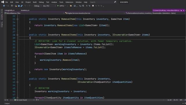 Lesson 19.12: Decouple InventoryService from LivingEntity смотреть онлайн