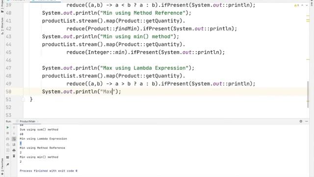 Reduce in Stream API - Java смотреть онлайн