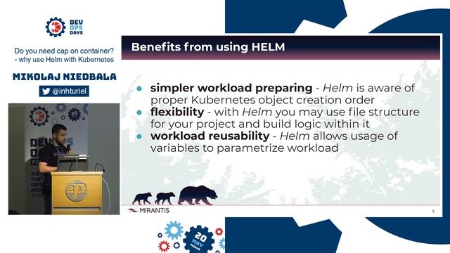 Do you need cap on container? - why use Helm with Kubernetes смотреть онлайн