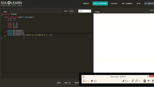 04. Java Tutorial Integer operations using SoloLearn смотреть онлайн