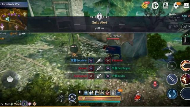 Black Desert Mobile NODE WAR (T3 Denryl farm) : Berserker Gameplay смотреть онлайн