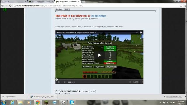 Minecraft: How to install mods with Modloader (1.5.2, Windows 7) смотреть онлайн