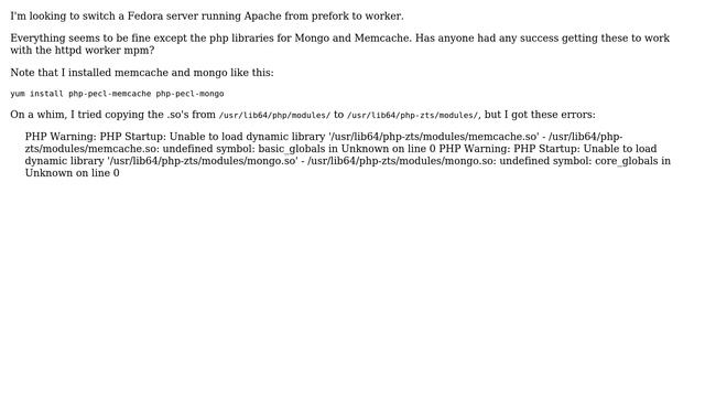 DevOps & SysAdmins: Thread Safe php-pecl-memcache and php-pecl-mongo смотреть онлайн