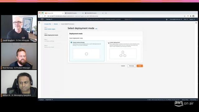 AWS on Air 2020: AWS What’s Next ft. Amazon MQ for RabbitMQ смотреть онлайн