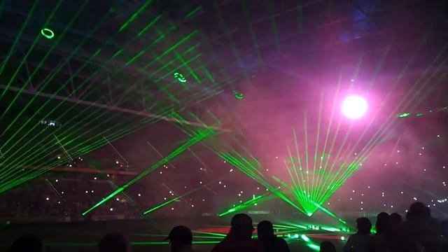 Fortuna Düsseldorf Vs. Benfica Lissabon Lasershow