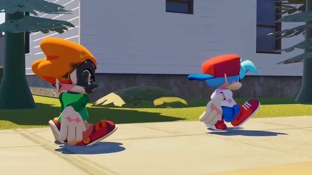 Funkin' Zombieland - Boyfriend is a Zombie!!! - Friday Night Funkin' Animation 3D смотреть онлайн