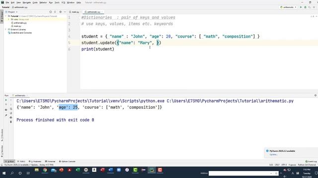 Python, Dictionaries смотреть онлайн