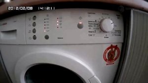 диагностика, сервисный тест стиральной машины bosch