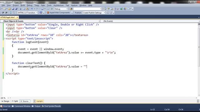 JavaScript mouse events смотреть онлайн
