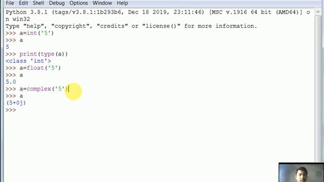 Type Conversion Functions in Python смотреть онлайн