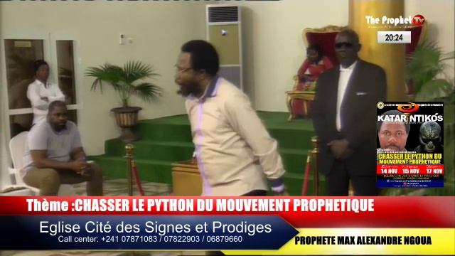 CHASSER LE PYTHON DU MOUVEMENT PROPHETIQUE Avec le Prophete (Max Alexandre NGOUA смотреть онлайн