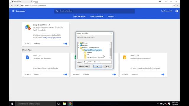 Installing an Unpacked Extension (Windows) смотреть онлайн