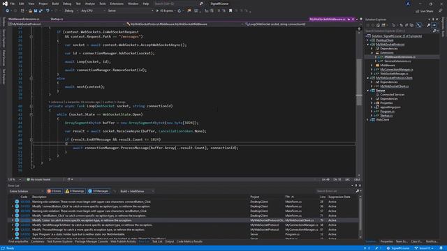 10 - Использование WebSocket без SignalR смотреть онлайн