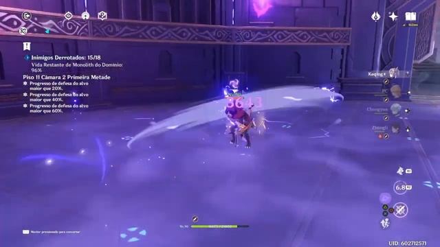 Genshin Impact - Abismo do Espiral: Piso 11-2 (3 estrelas) смотреть онлайн
