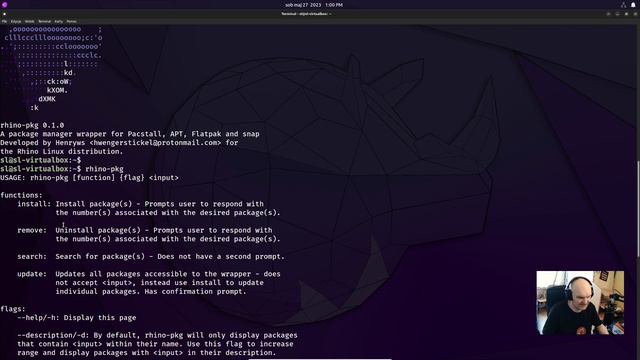 Linux Rhino 23.05 Open BETA - Ubuntu w wersji ROLLING-RELEASE, pacstall, naala i rhino-pkg смотреть онлайн