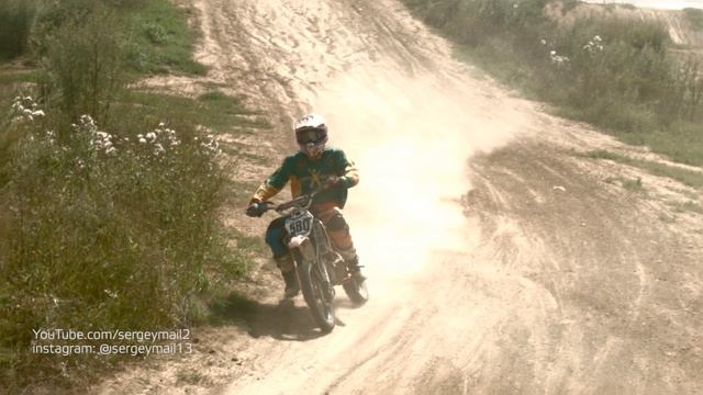 3 этап Чемпионата PitbikeRussia 2016. Гонки на питбайках. Мини мотокросс. Slowmotion смотреть онлайн
